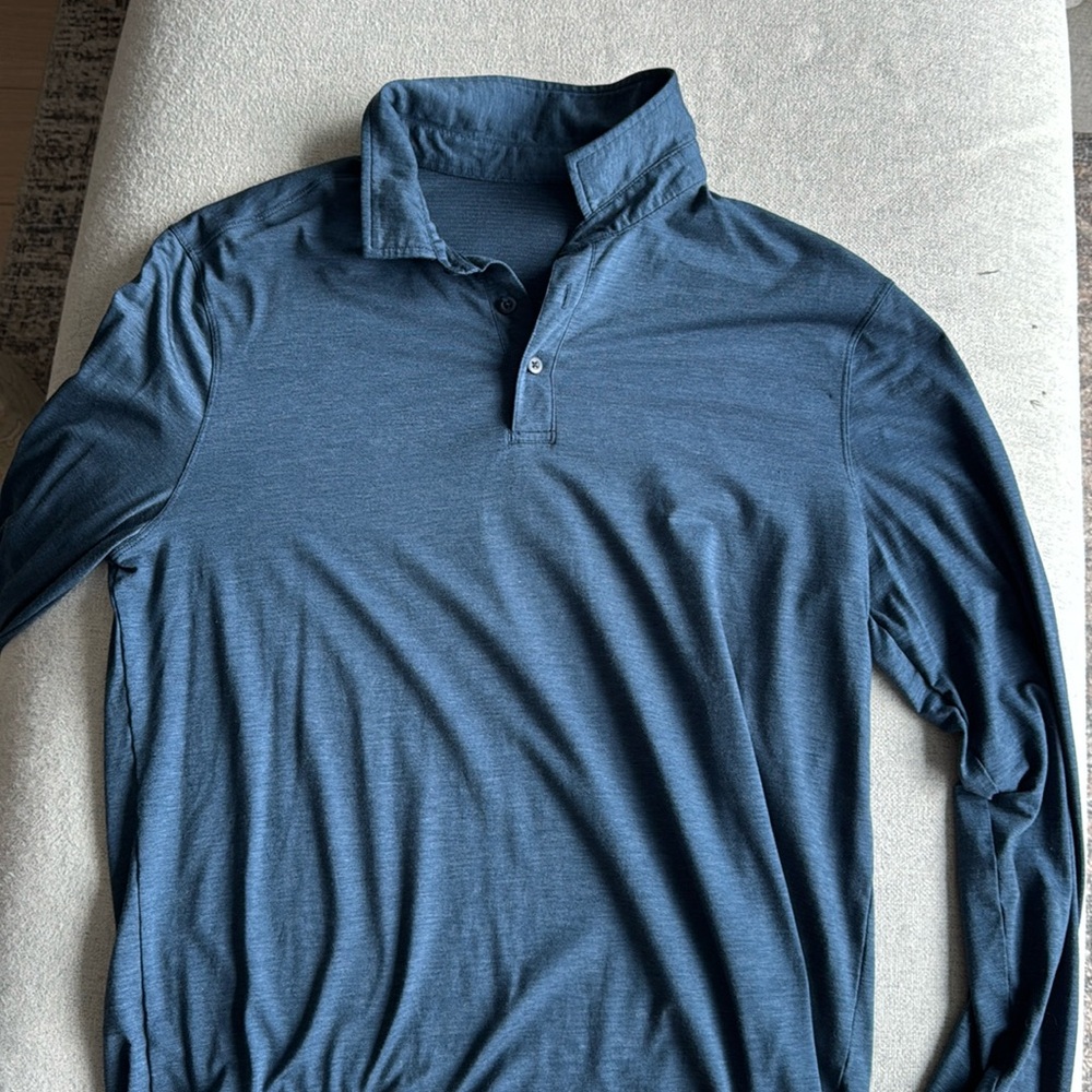 Men’s Lululemon long sleeve athletic polo